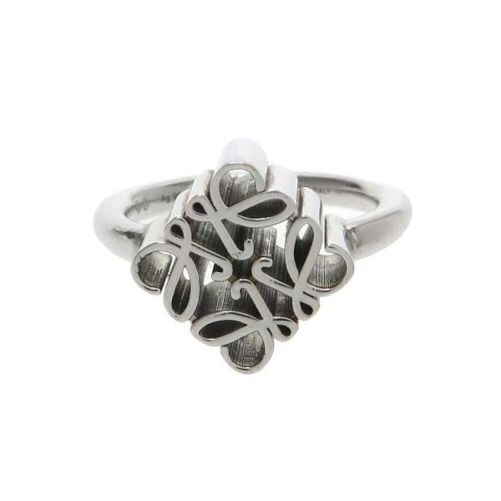 Loewe Anagram Ring Silver